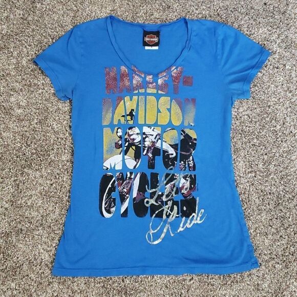 WOMEN'S Harley-Davidson t-shirt.  Size medium. - Picture 1 of 6